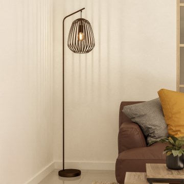 Eglo - Vloerlamp 1xE27/40W/230V bronskleurig