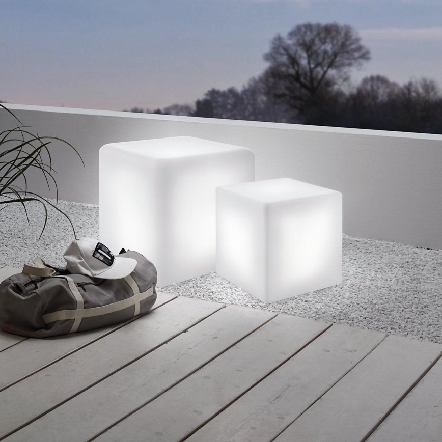 Eglo - Vloerlamp voor buiten 1xE27/15W/230V 40x40 cm IP65