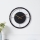 Eglo - Wand klok 1xAA diameter 40 cm zwart/goud