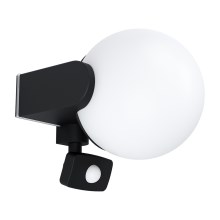 Eglo - Wand Lamp voor Buiten met Sensor 1xE27/15W/230V IP44