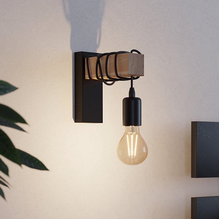 Eglo - Wandlamp TOWNSHEND 1xE27/10W/230V