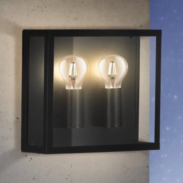 Eglo - Wandlamp voor buiten 2xE27/40W/230V IP44