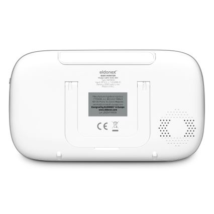 ELDONEX EBM-1010-WH - Babyfoon 5V/2000 mAh