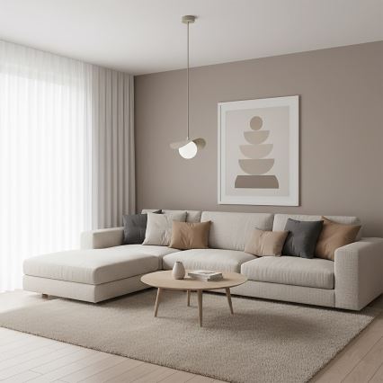 Elegante kabelhanglamp RITUAL 1xG9/8W/230V beige