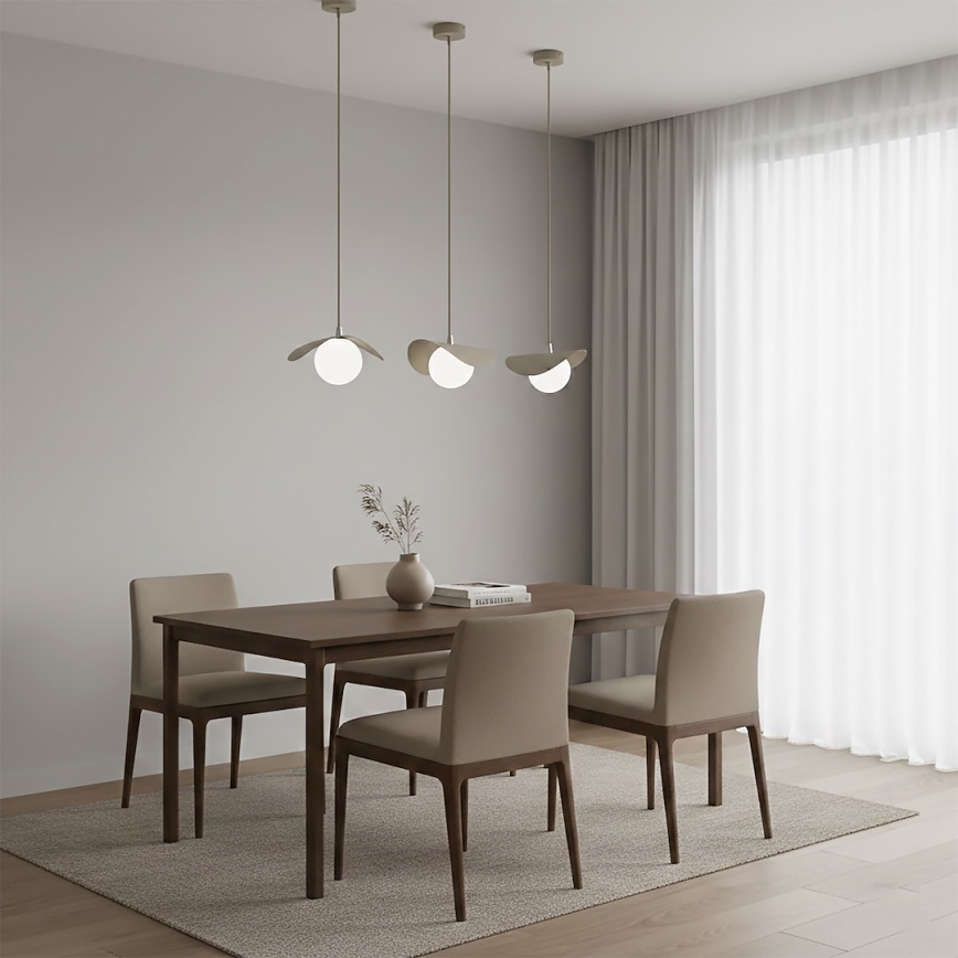 Elegante kabelhanglamp RITUAL 1xG9/8W/230V beige
