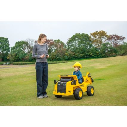 Elektrische auto Lader CAT 60W/4500 mAh geel/zwart