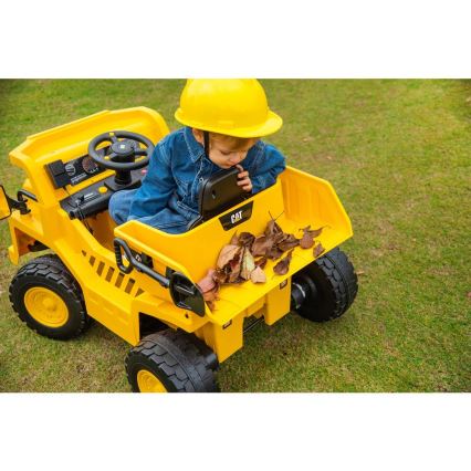 Elektrische auto Lader CAT 60W/4500 mAh geel/zwart