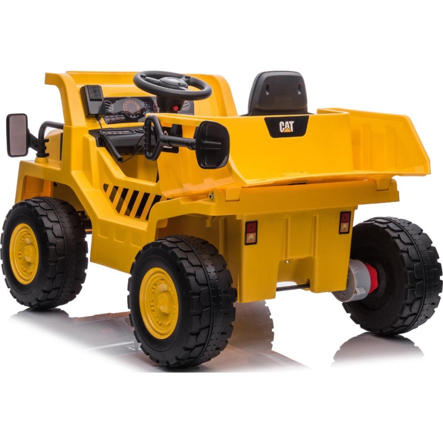 Elektrische auto Lader CAT 60W/4500 mAh geel/zwart