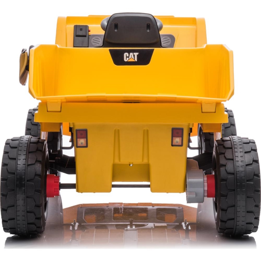 Elektrische auto Lader CAT 60W/4500 mAh geel/zwart