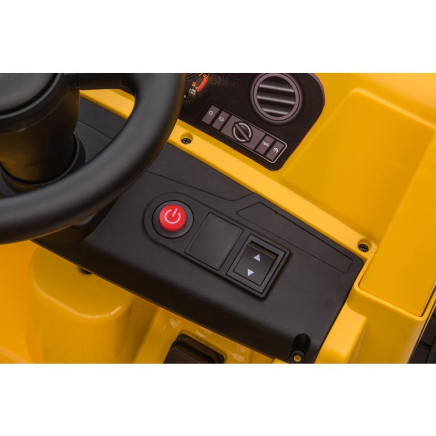 Elektrische auto Lader CAT 60W/4500 mAh geel/zwart
