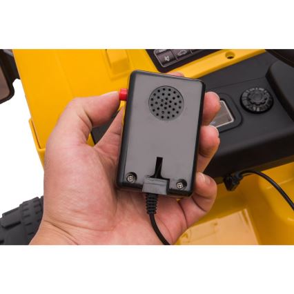 Elektrische auto Lader CAT 60W/4500 mAh geel/zwart
