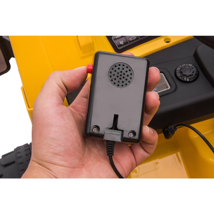 Elektrische auto Lader CAT 60W/4500 mAh geel/zwart