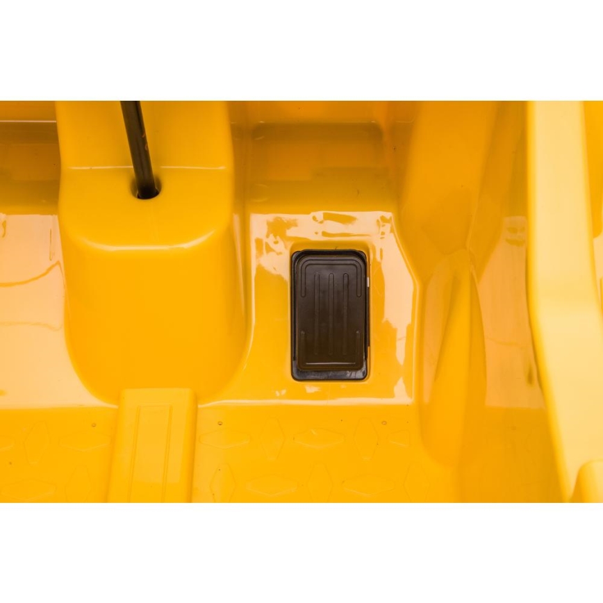 Elektrische auto Lader CAT 60W/4500 mAh geel/zwart