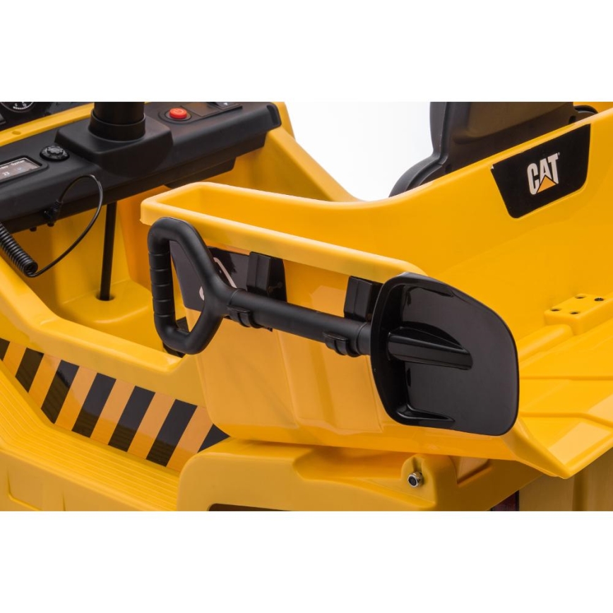 Elektrische auto Lader CAT 60W/4500 mAh geel/zwart