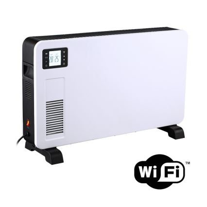 Elektrische convectorkachel 1000/1300/2300W LCD/timer/thermostaat Wi-Fi