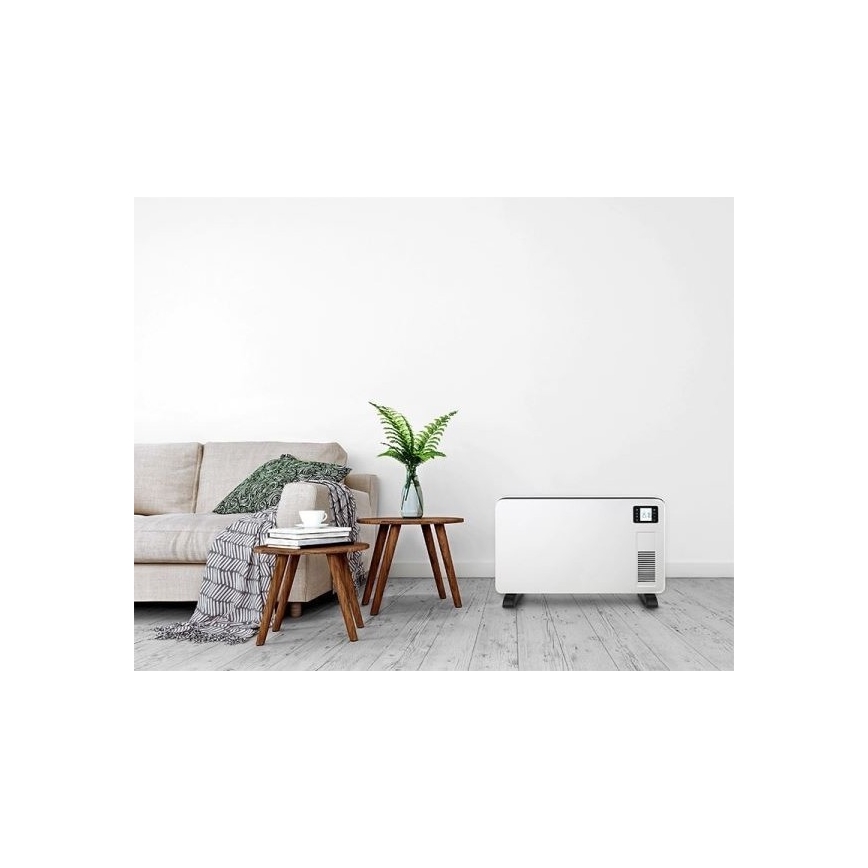 Elektrische convectorkachel 1000/1300/2300W LCD/timer/thermostaat Wi-Fi