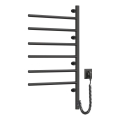 Elektrische draaibare handdoekdroger met thermostaat ARABESQUE 105 W 82 x 49 cm zwart