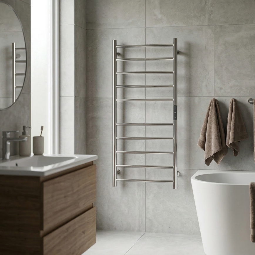 Elektrische handdoekdroger 45x96 cm 130W RVS