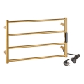 Elektrische handdoekdroger 56x37 cm 36W RVS/goudkleurig