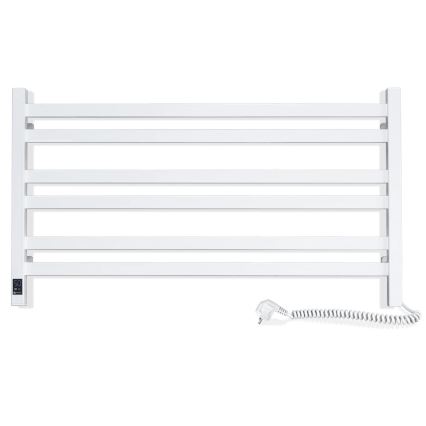 Elektrische handdoekdroger met thermostaat AVANGARD 181 W 50 x 90 cm, wit, rechts