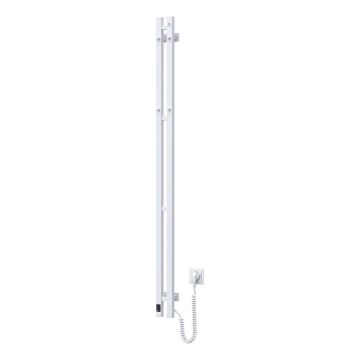 Elektrische handdoekdroger met thermostaat SILOUETTE 200W/230V 150,6 cm IP44 wit rechts