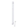 Elektrische handdoekdroger met thermostaat SILOUETTE 200W/230V 150,6 cm IP44 wit rechts