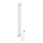 Elektrische handdoekdroger met thermostaat SILOUETTE 70W 120x9 cm, wit, rechts