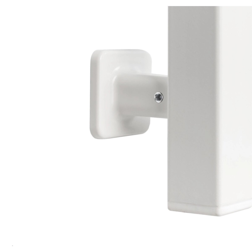 Elektrische handdoekdroger met thermostaat SILOUETTE 70W 120x9 cm, wit, rechts