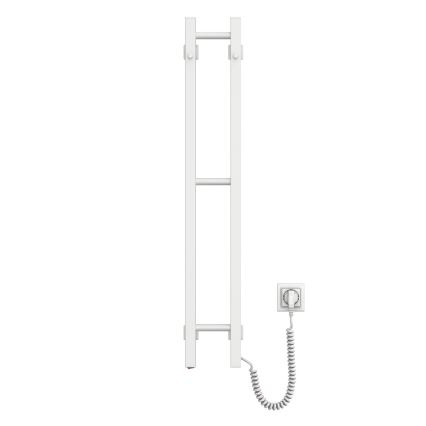 Elektrische handdoekdroger SILOUETTE 187W/230V 101,1 cm IP44 wit, rechts, vierkant