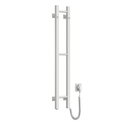 Elektrische handdoekdroger SILOUETTE 187W/230V 101,1 cm IP44 wit, rechts, vierkant