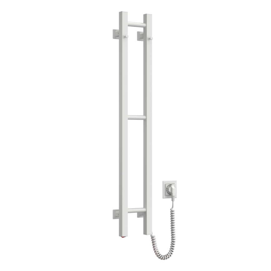 Elektrische handdoekdroger SILOUETTE 187W/230V 101,1 cm IP44 wit, rechts, vierkant