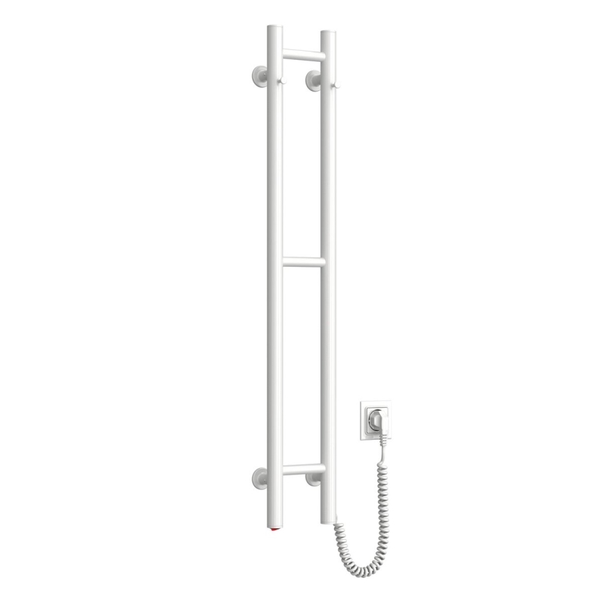 Elektrische handdoekdroger SILOUETTE 46W 100x16 cm wit rechts