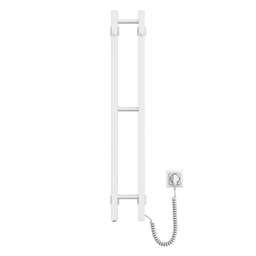 Elektrische handdoekdroger SILOUETTE 59W 101x16 cm wit, rechts