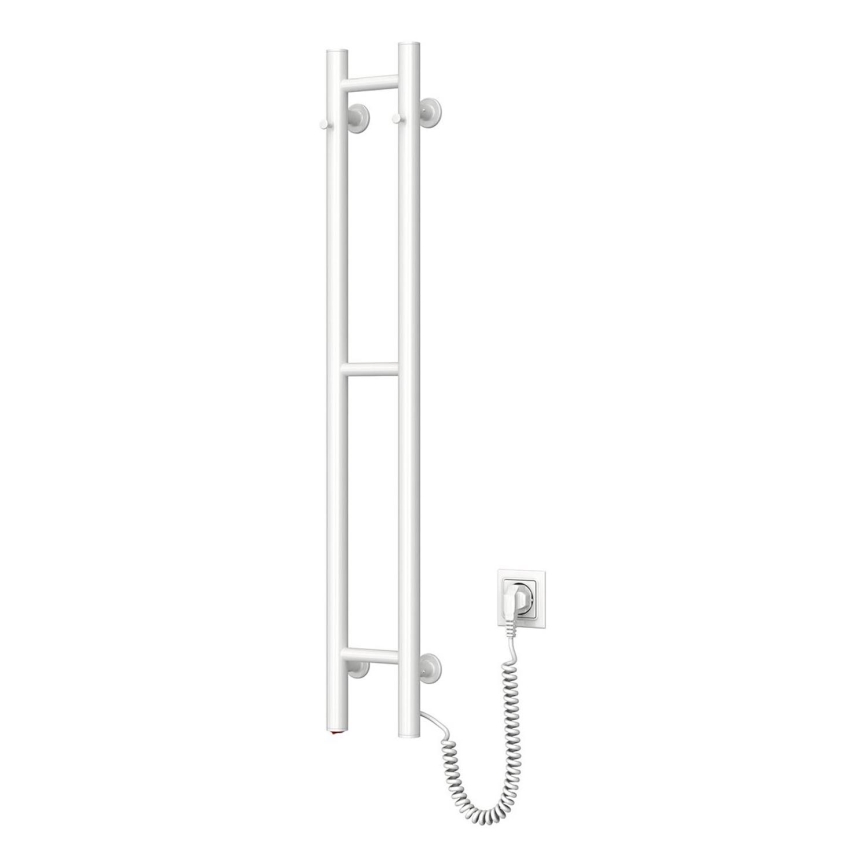 Elektrische handdoekhouder SILOUETTE 187W/230V 101,1 cm IP44 wit rechts rond