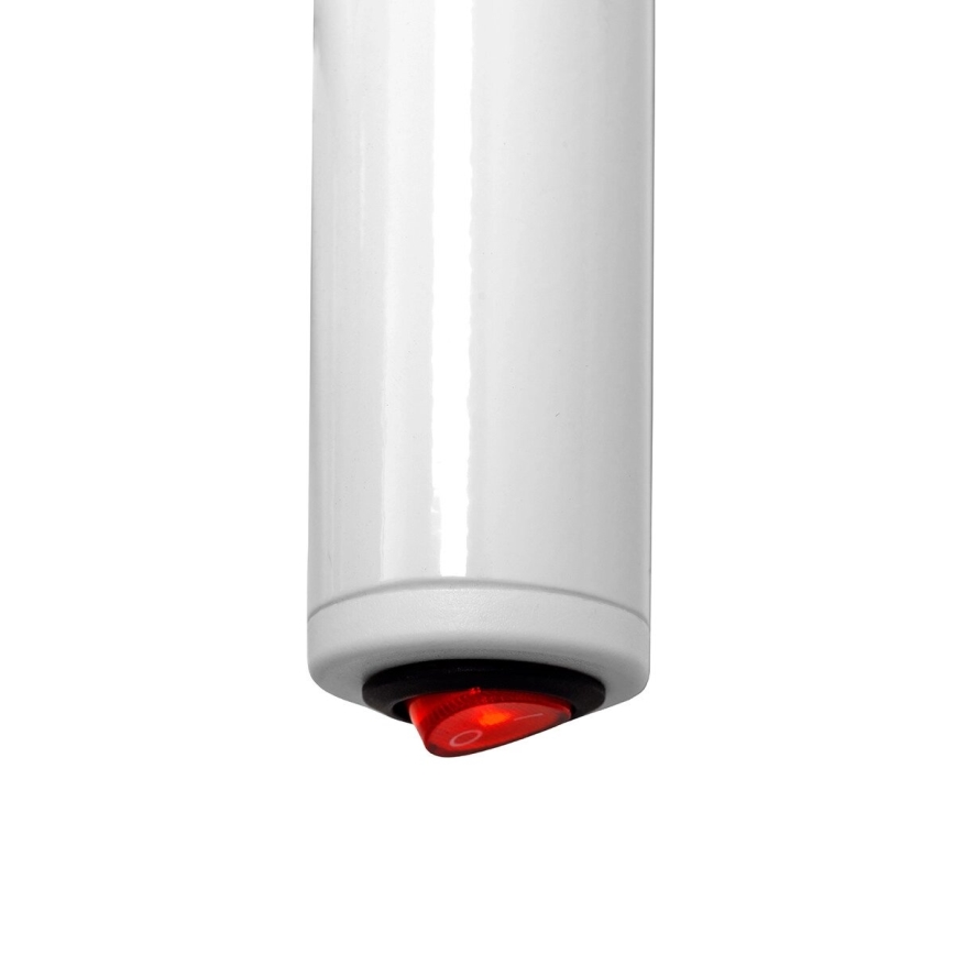 Elektrische handdoekhouder SILOUETTE 187W/230V 101,1 cm IP44 wit rechts rond