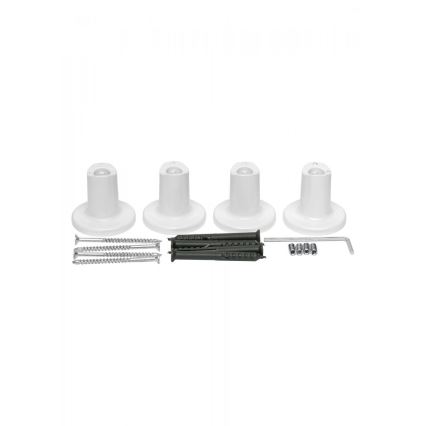 Elektrische handdoekhouder SILOUETTE 187W/230V 101,1 cm IP44 wit rechts rond