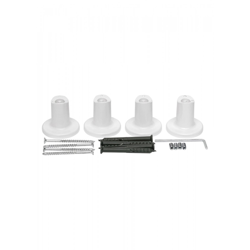 Elektrische handdoekhouder SILOUETTE 187W/230V 101,1 cm IP44 wit rechts rond