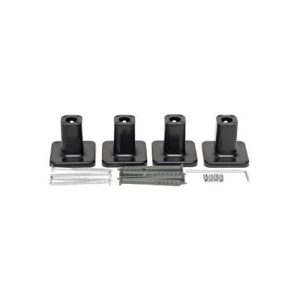Elektrische handdoekhouder SILOUETTE 187W/230V 101,1 cm IP44 zwart rechts hoekig