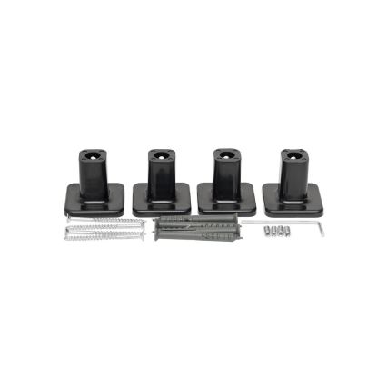 Elektrische handdoekdroger met thermostaat SILOUETTE 200W/230V 150,6cm IP44 zwart rechts