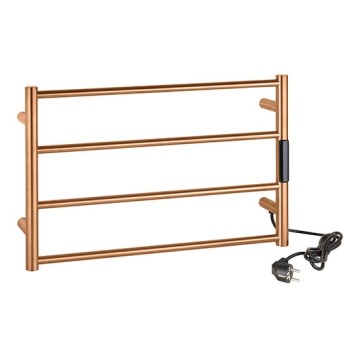 Elektrische handdoekwarmer 56x37 63W RVS/koper