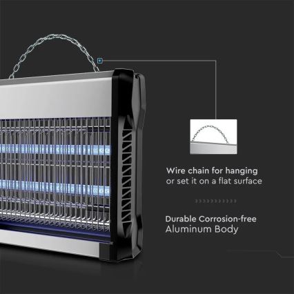 Elektrische Insectenverdelger 2x 15W / 230V 100m2