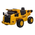 Elektrische speelgoedauto Caterpillar laadschop 60W/4500 mAh geel/zwart
