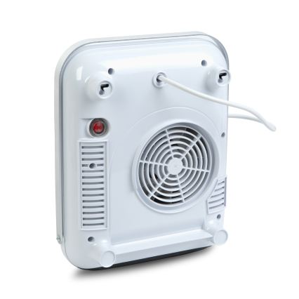 Elektrische wandverwarmer met handdoekhouder 2000W/230V IP22 wit + afstandsbediening