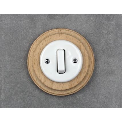 Elhard - Houten retro fotolijst, eenvoudig design in licht hout