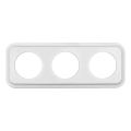 Elhard - Keramisch retro 3-voudig frame, wit