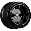 Elhard - Keramische retro SCHUKO-stopcontact 230V zwart