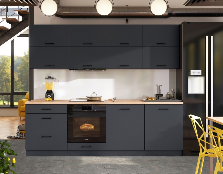 ELISE Keuken meubel 240 cm grafiet