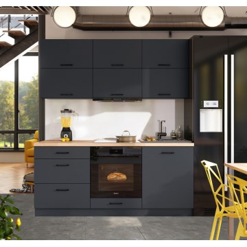 ELISE Keuken unit 180 cm grafiet