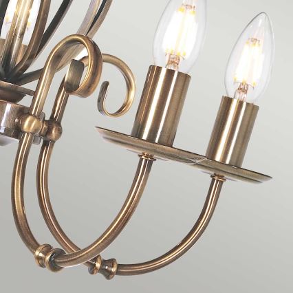 Elstead - Hanglamp aan een ketting ARTISAN 5xE14/60W/230V