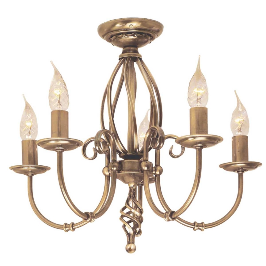 Elstead - Hanglamp aan een ketting ARTISAN 5xE14/60W/230V